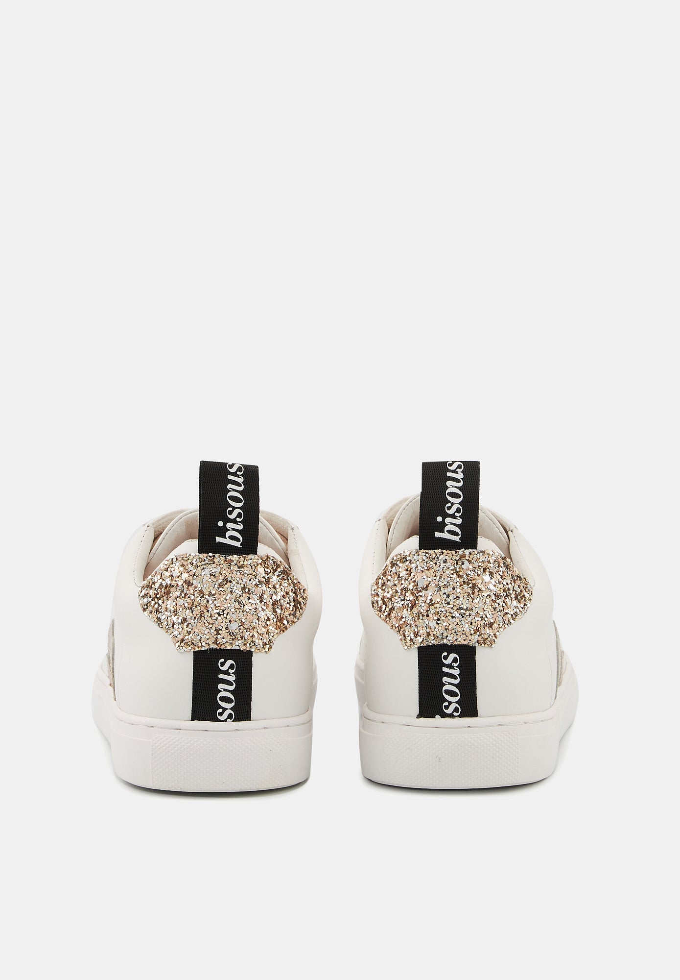 Baskets en cuir-Betty-Lezard Metallic Rose Gold