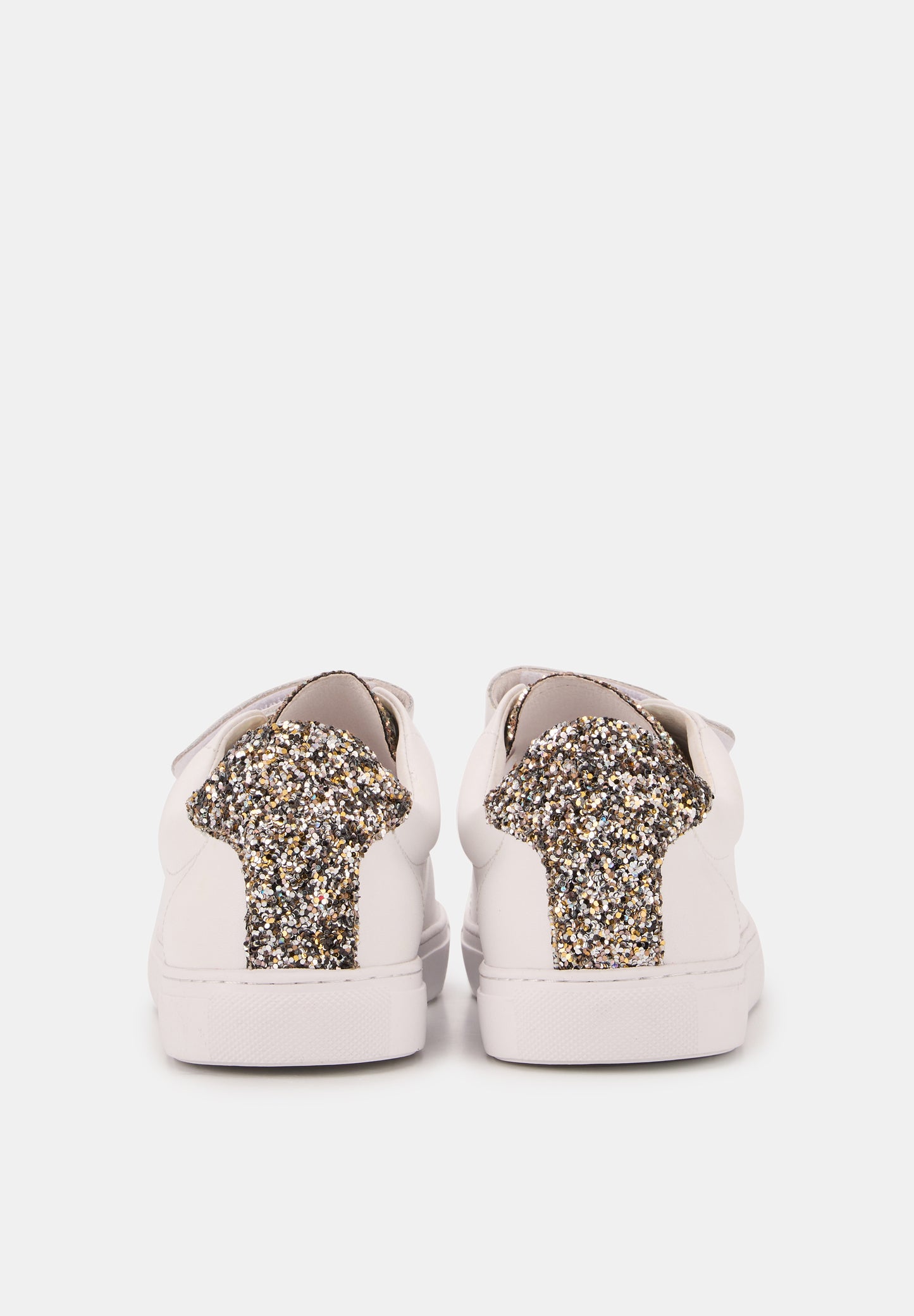 Baskets en cuir-Edith Glitters-Gold/Black