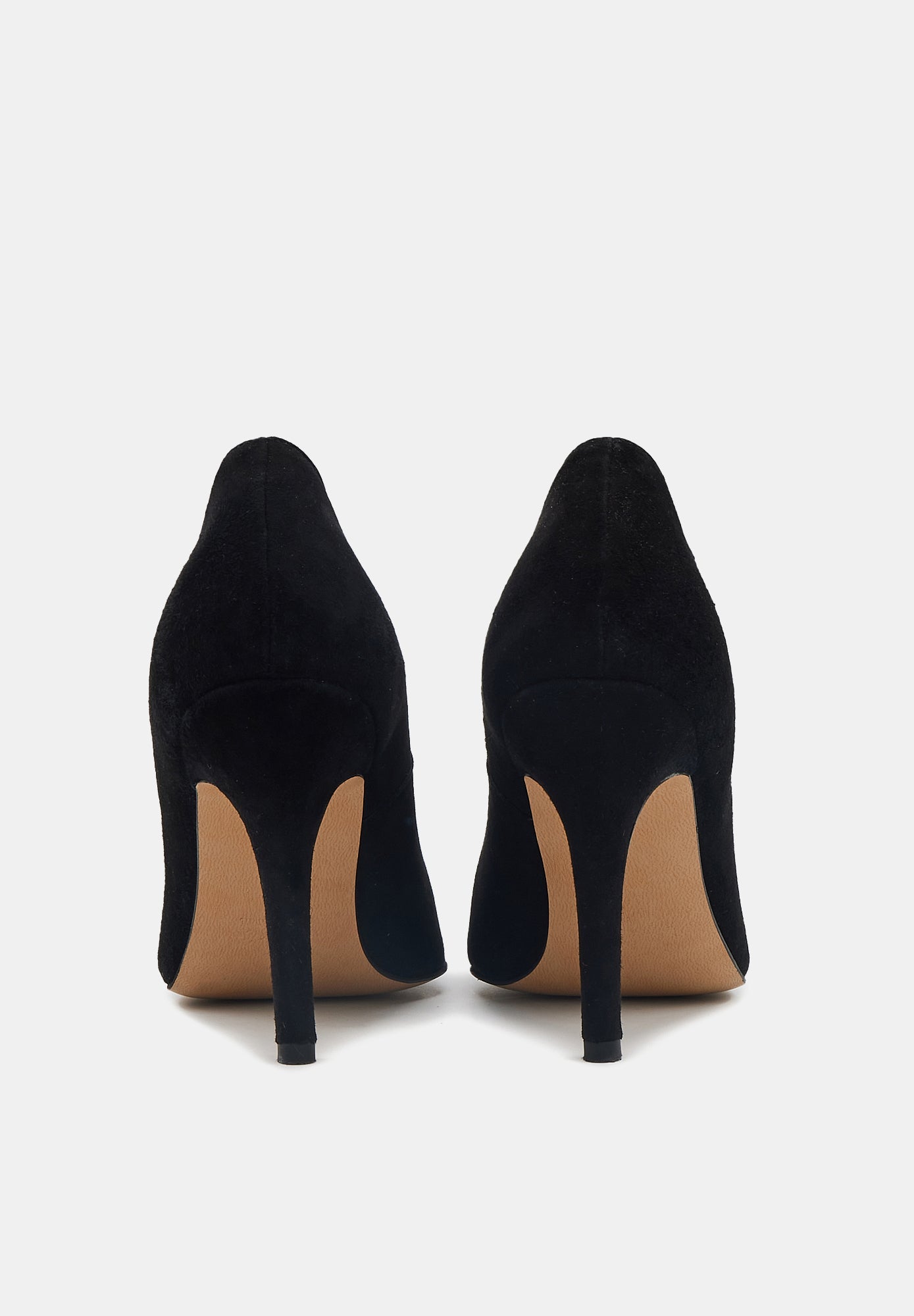 Escarpins - Cuir Suede Noir - Aurore