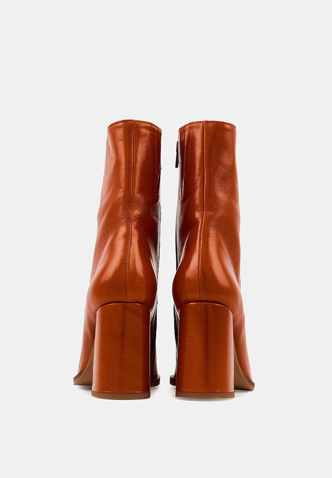 Bottines à talons - Cuir Fauve - Eddie