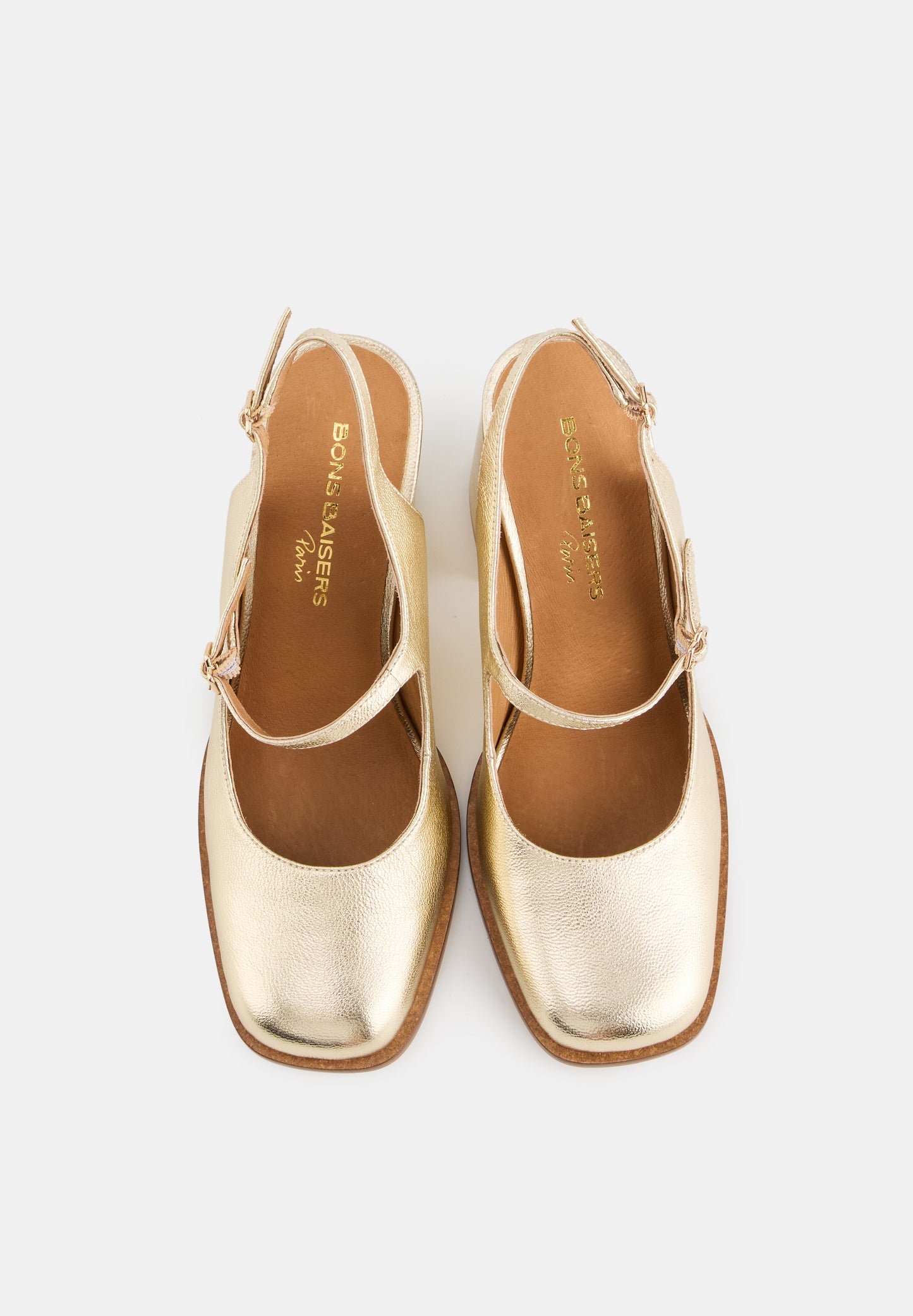 Flora-Light Gold Metallic Leather