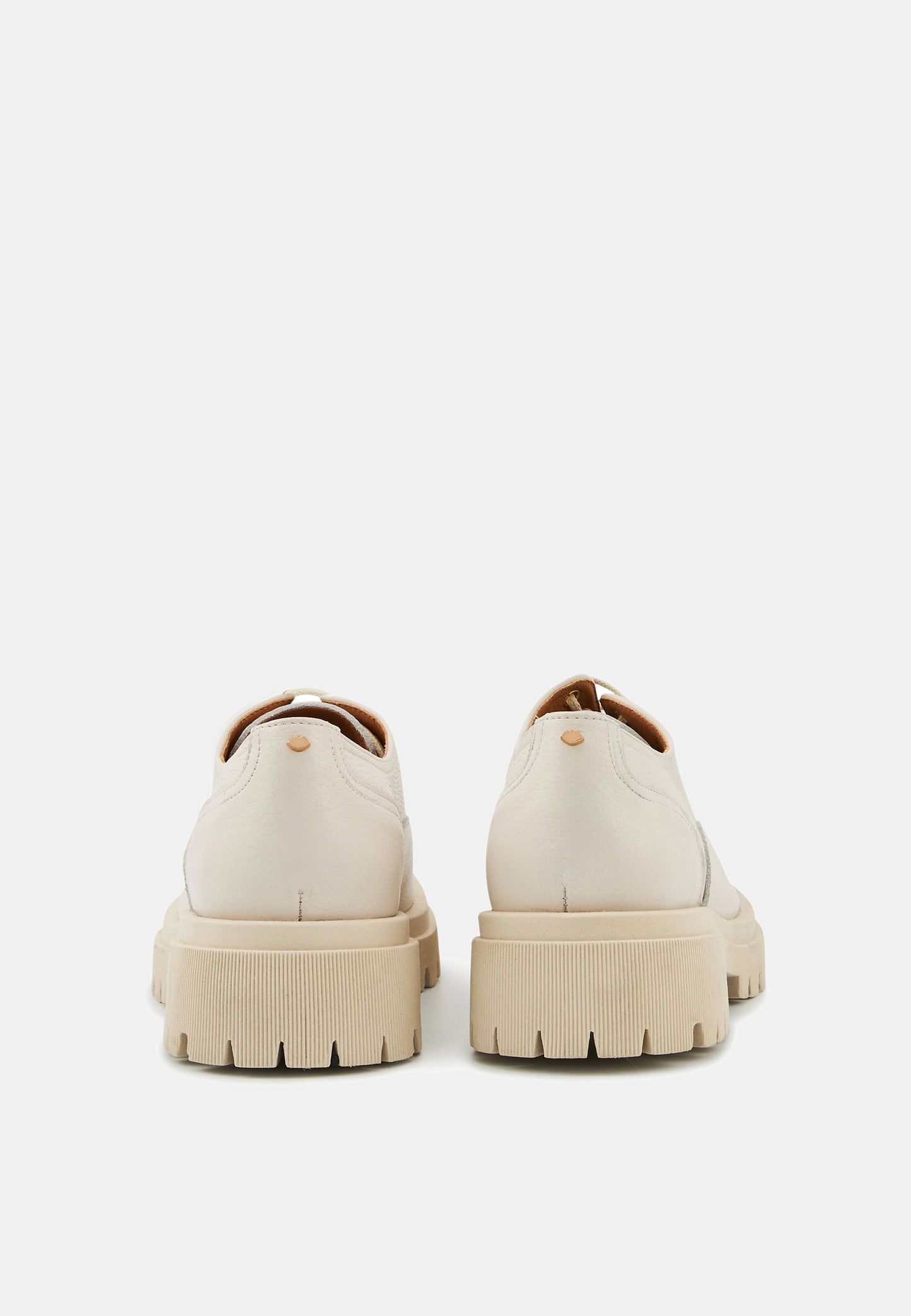 Miranda-Off White Grained Leather