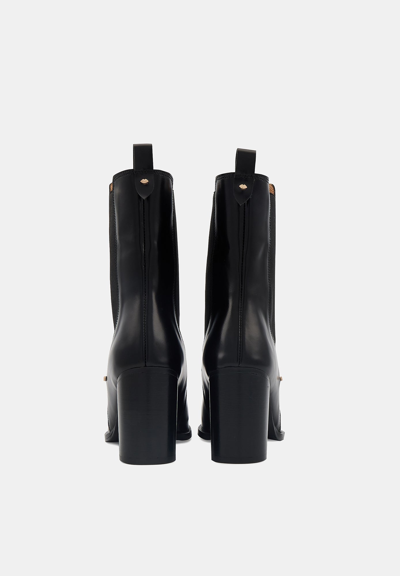 Norah-Black Glazed Leather