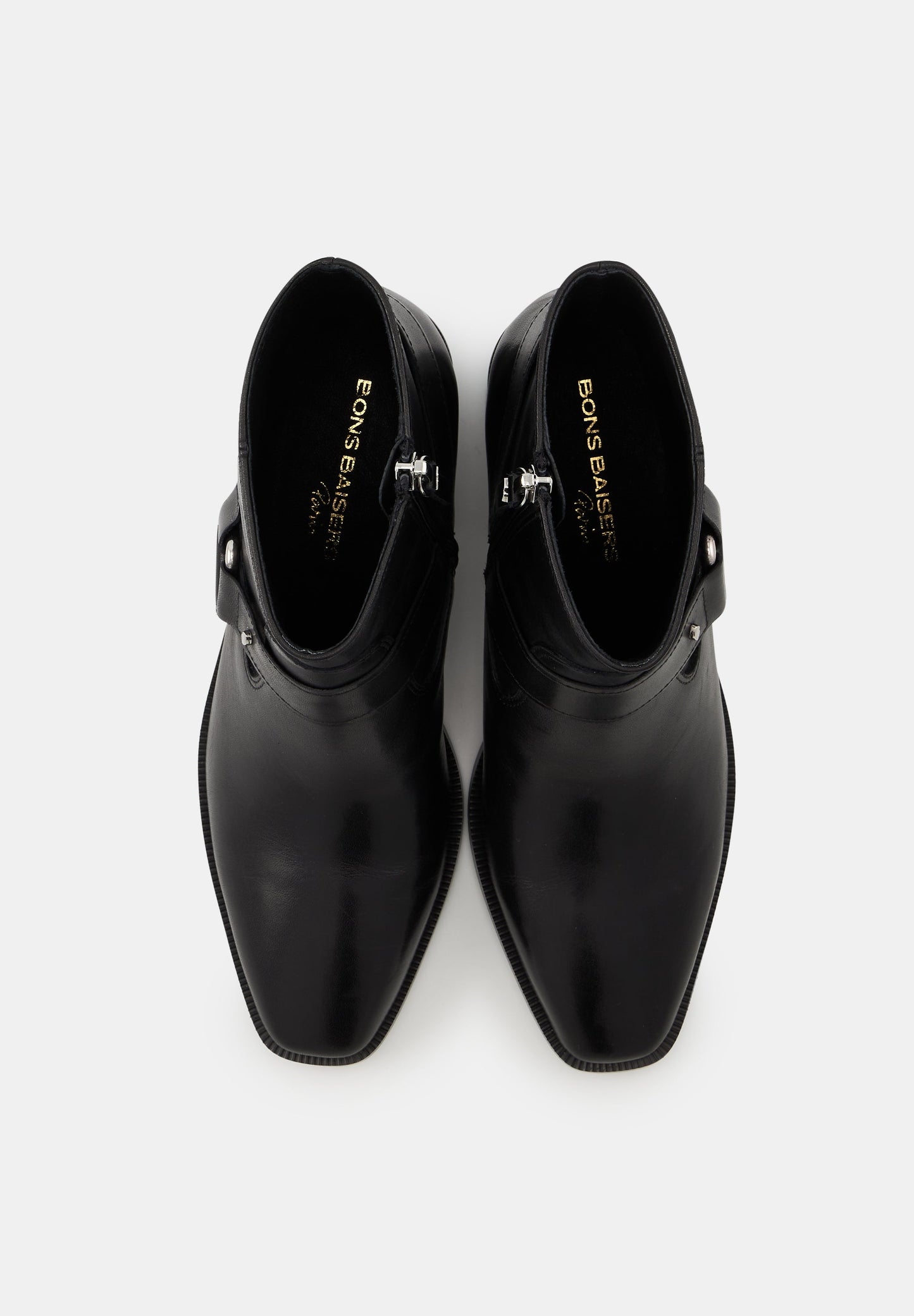 CITY - Luna-Cuir Lisse Noir