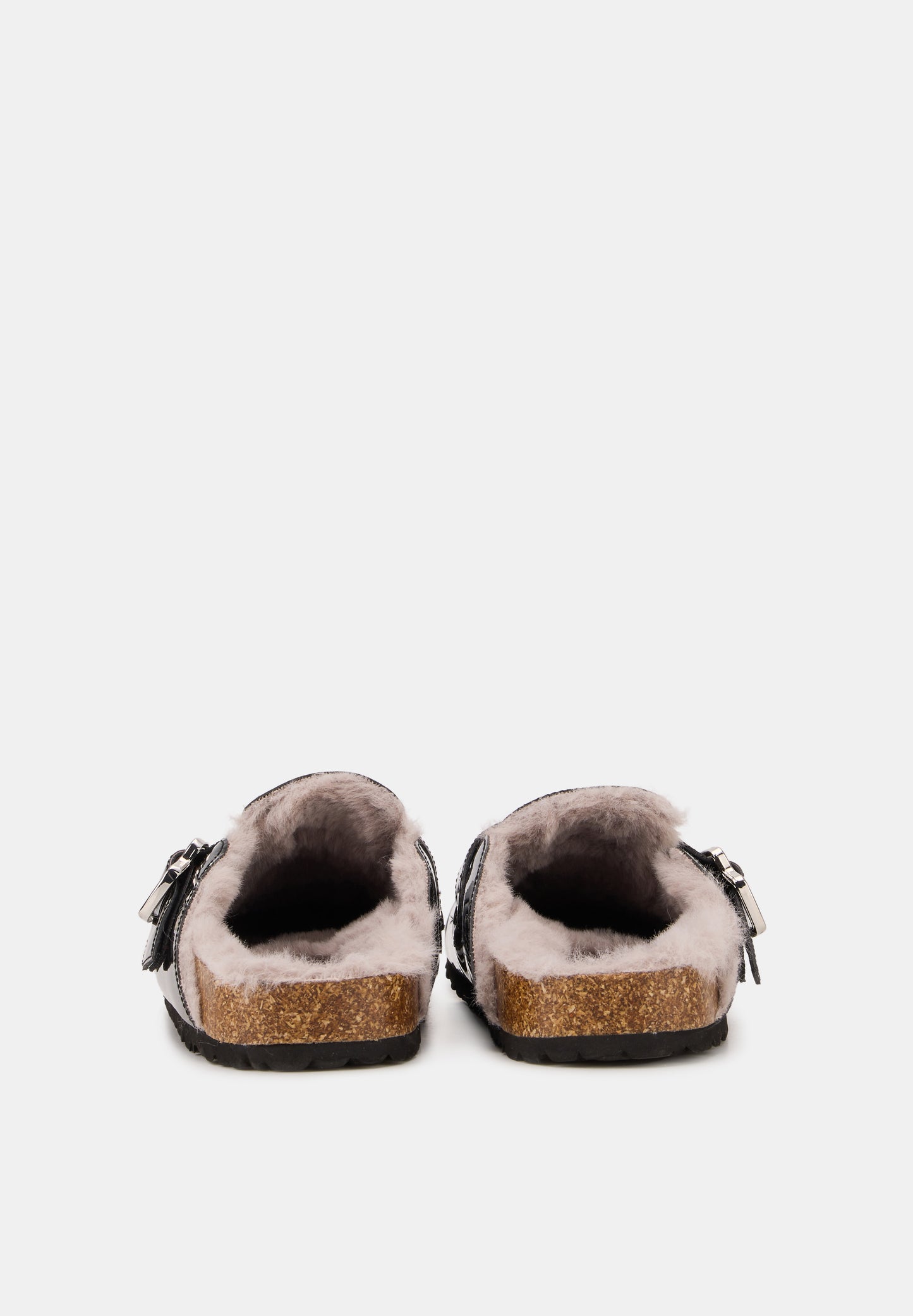 Mules - Cuir Brillant Noir - Dakota