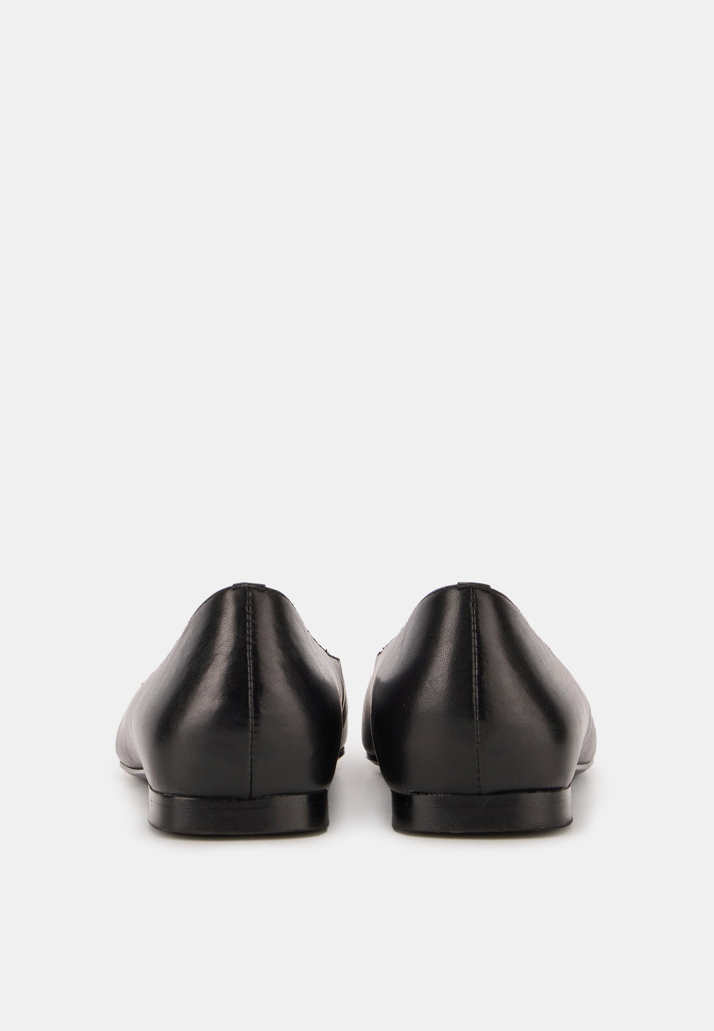 Ballerines - Cuir Lisse Noir - Elisa