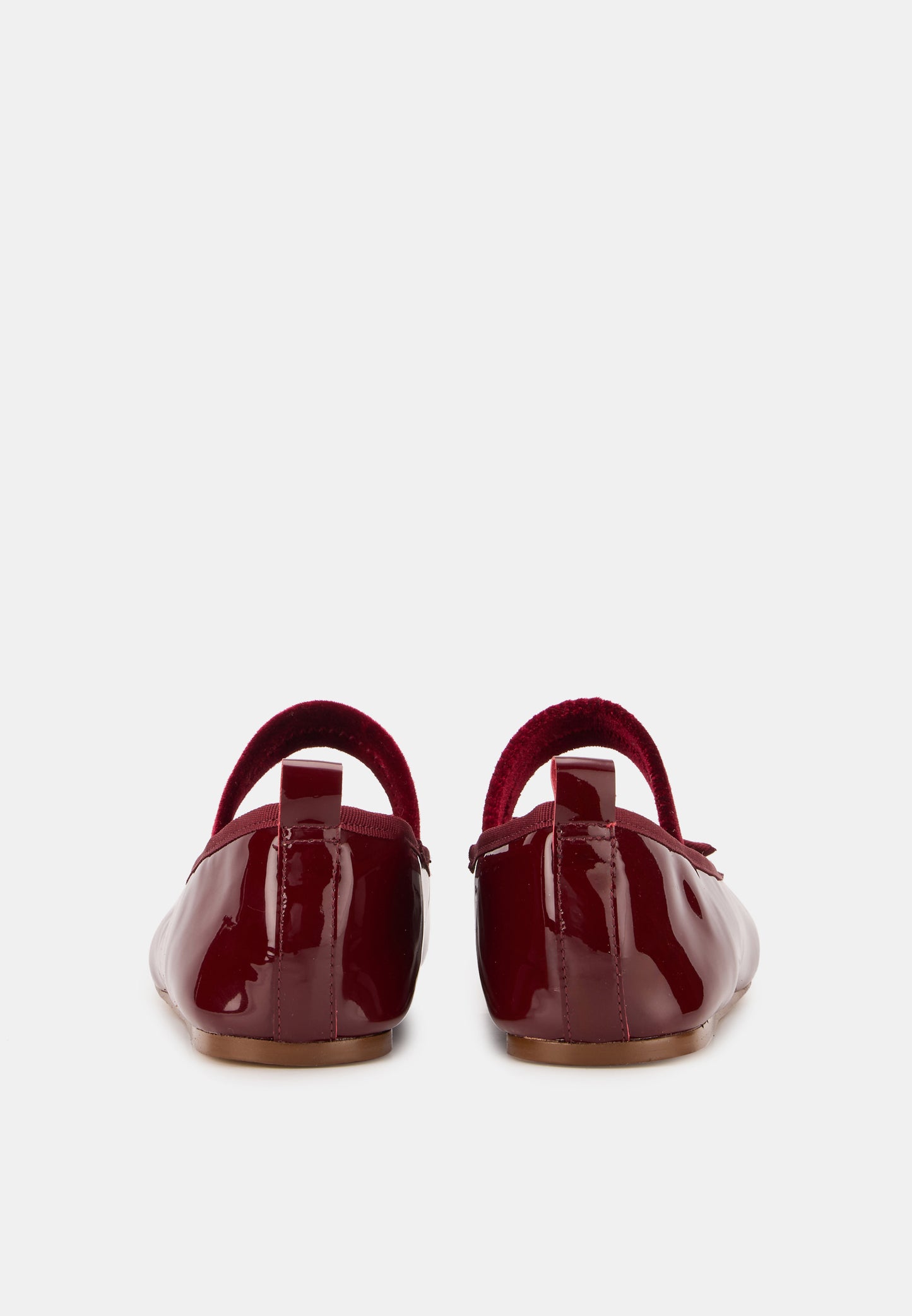 Ballerines à Brides - Cuir Rouge - Félicie