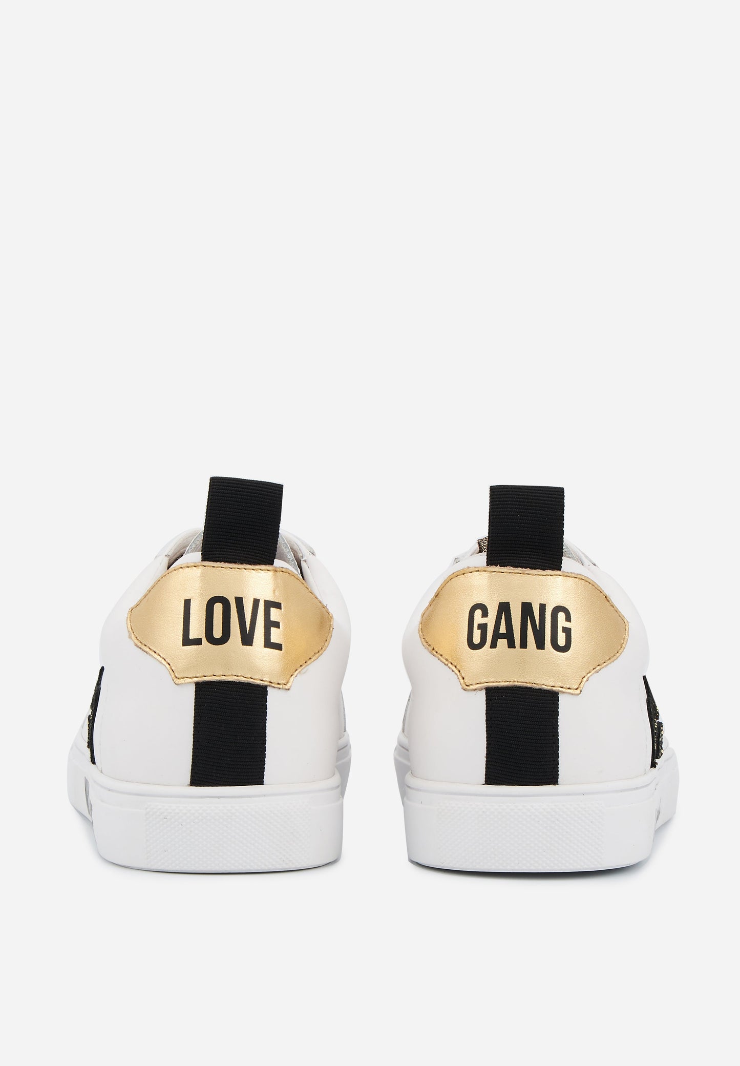 Baskets en cuir-Betty Love Gang-Gratitude my attitude Gold