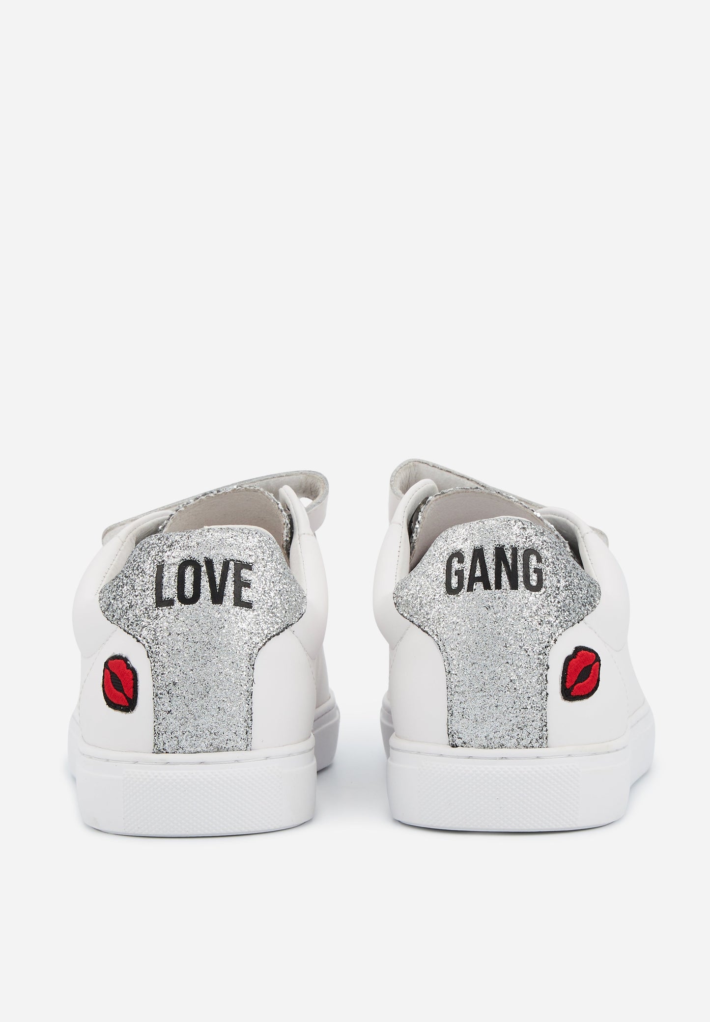 Baskets en cuir-Edith Love Gang-Love Myself first Silver