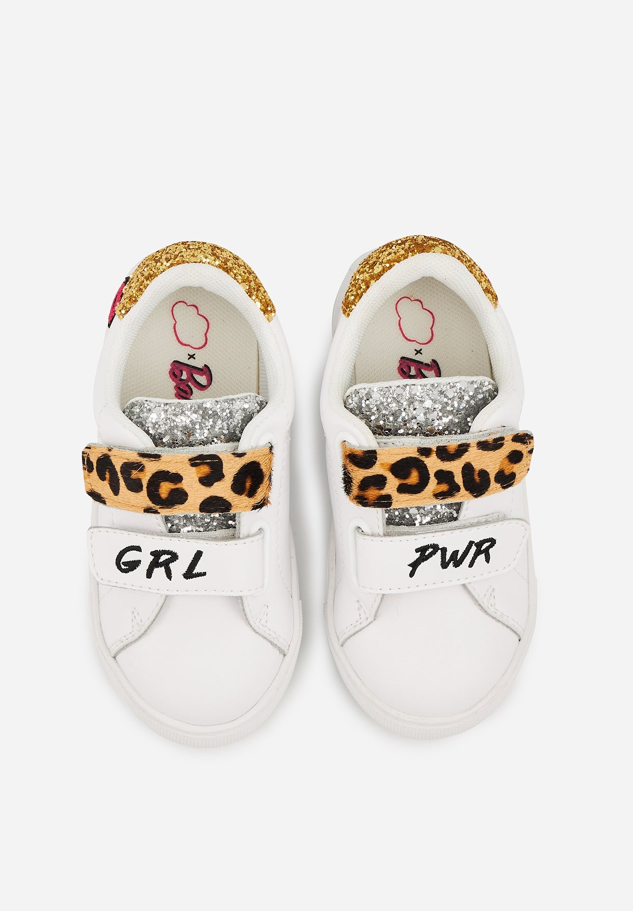 Baskets en cuir-Mini Edith Barbie-Grl Pwr