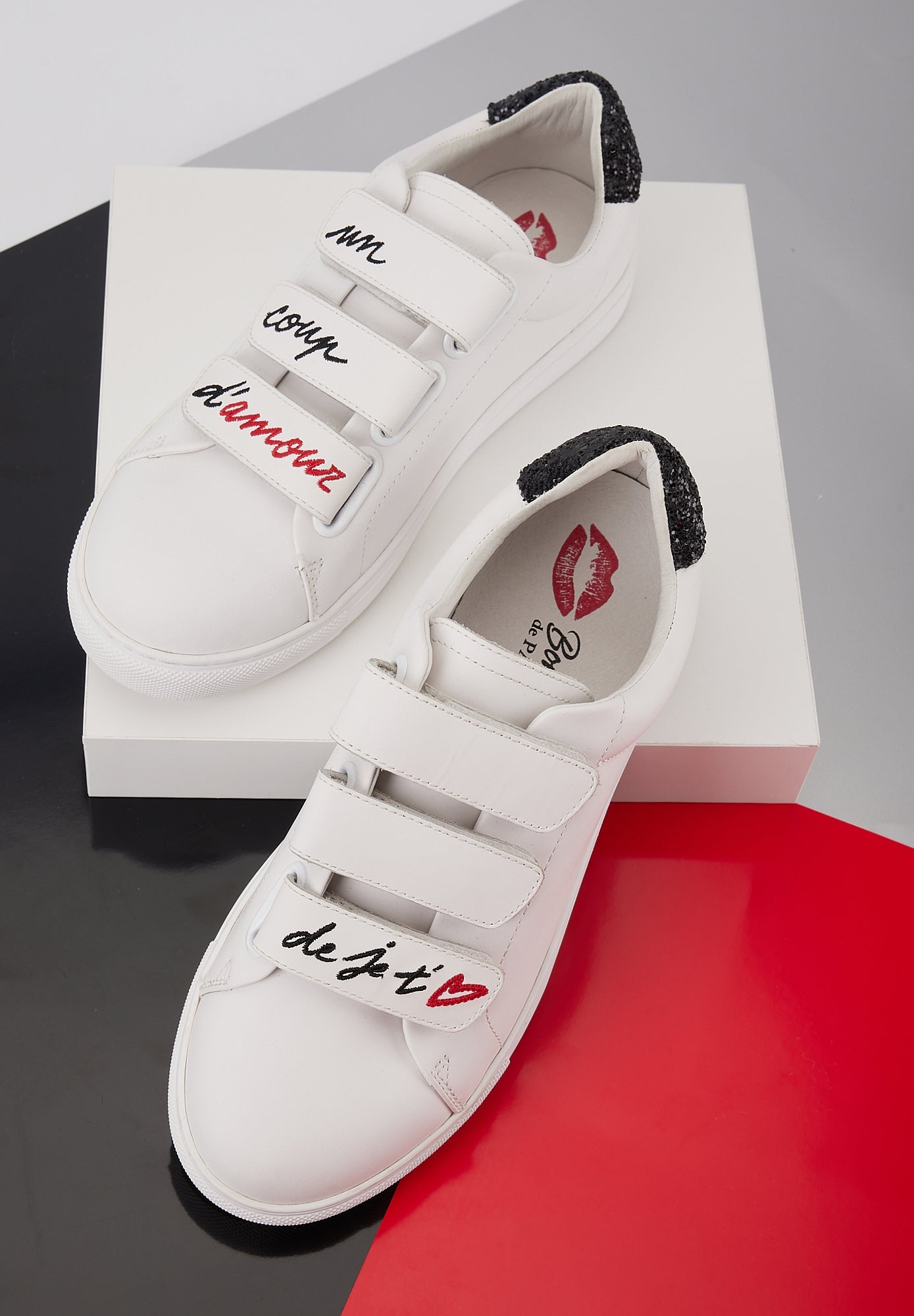 Baskets en cuir-Edith-Coup d'amour – Bons baisers de Paname FR