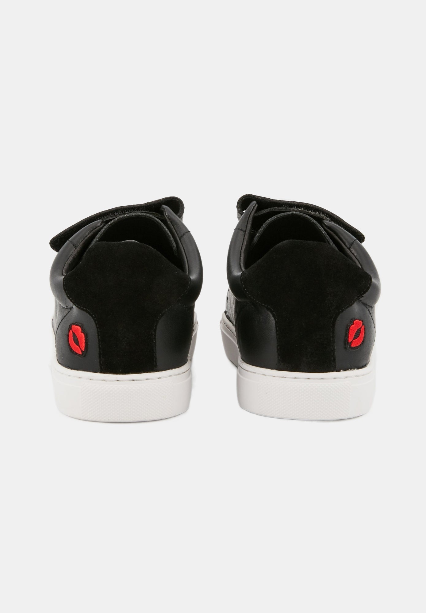 Baskets en cuir-Edith-Je T'Aime Noir