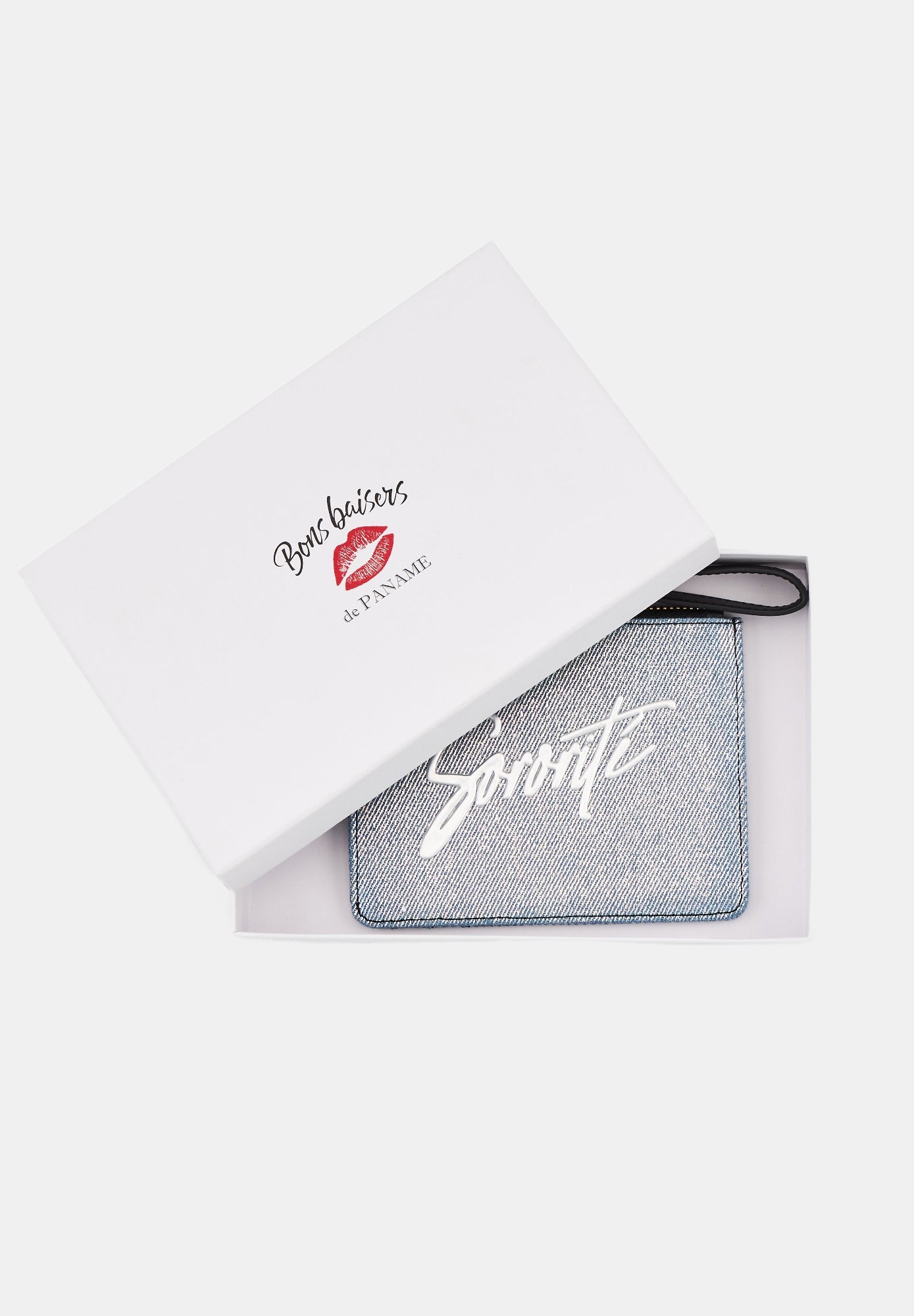 Large Card Holder-Sororite Silver Denim