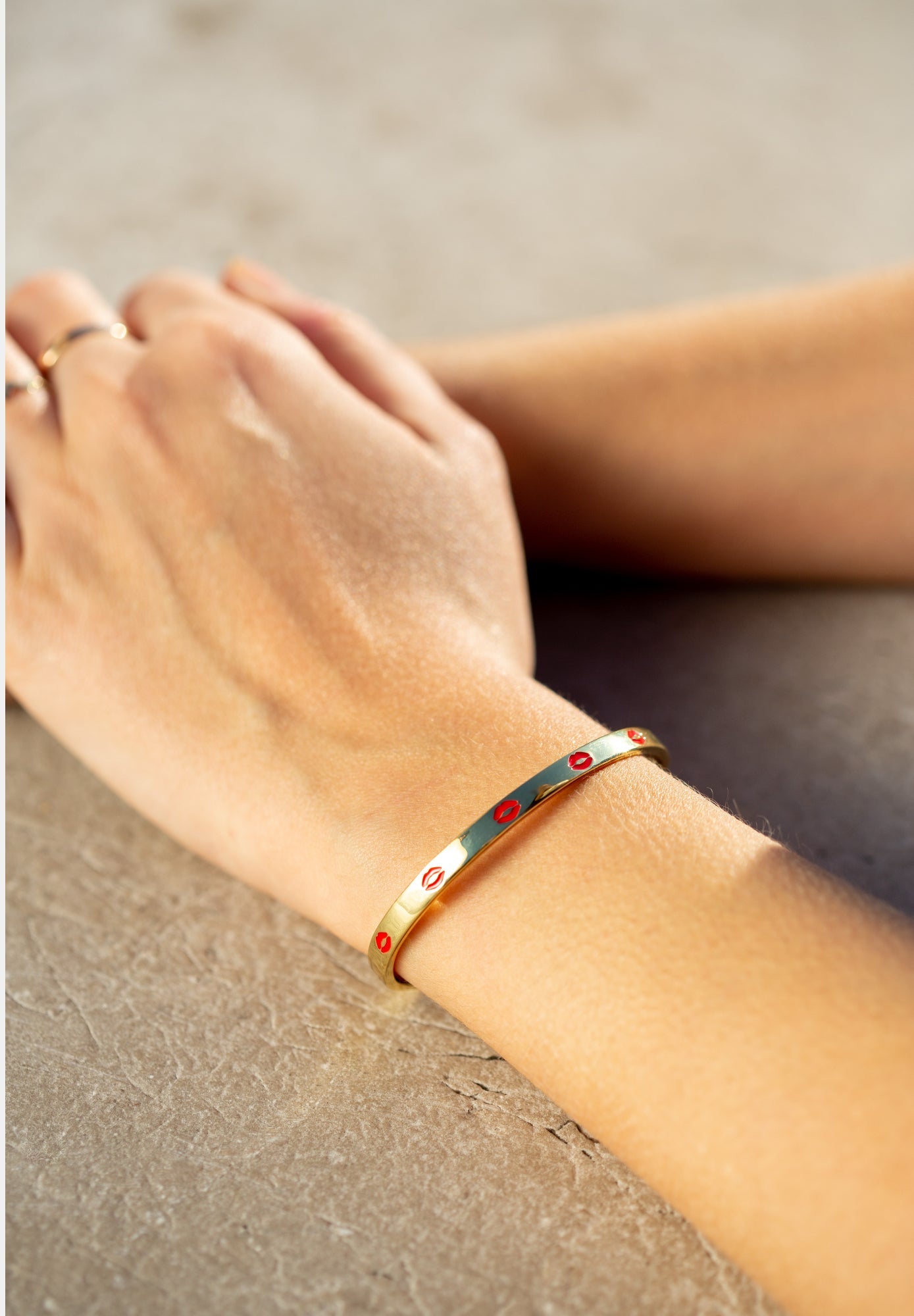 Jonc Je t'aime-BONS BAISERS x Bangle Up