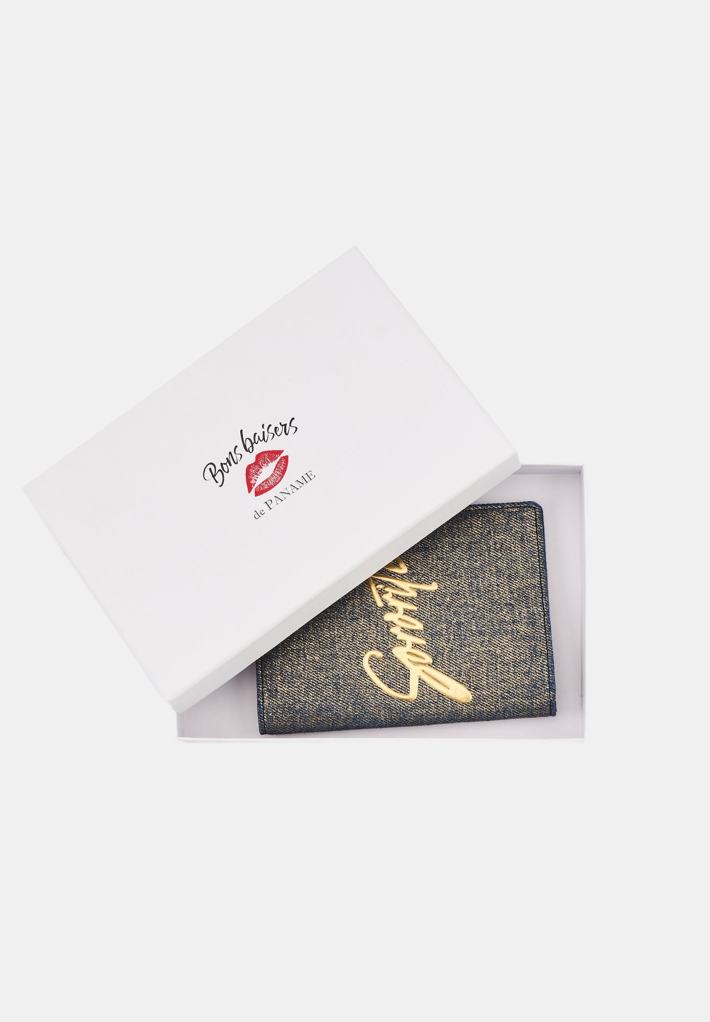 Passport Holder-Sororite Gold Denim