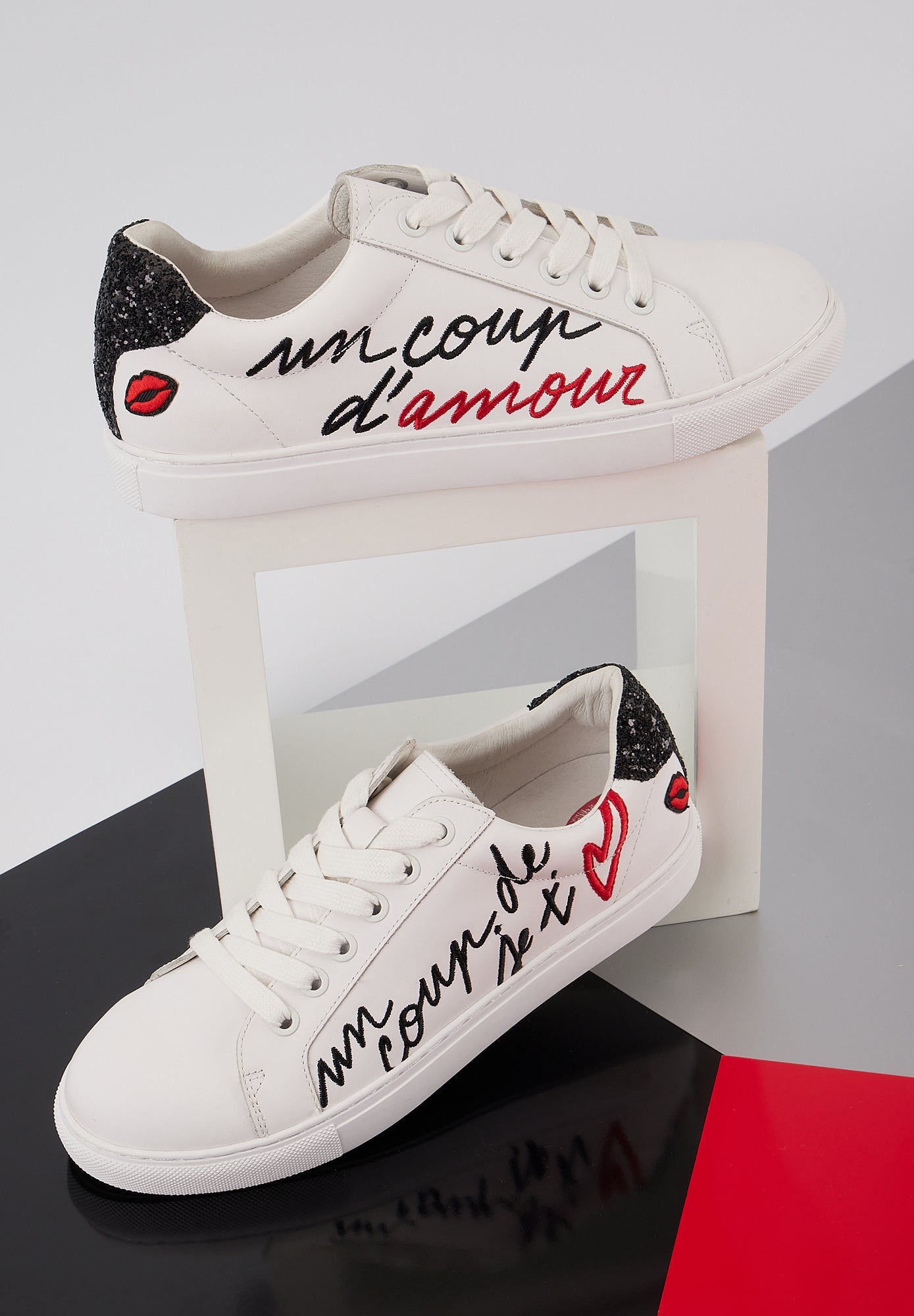 Baskets en cuir-Simone-Coup d'amour – Bons baisers de Paname FR