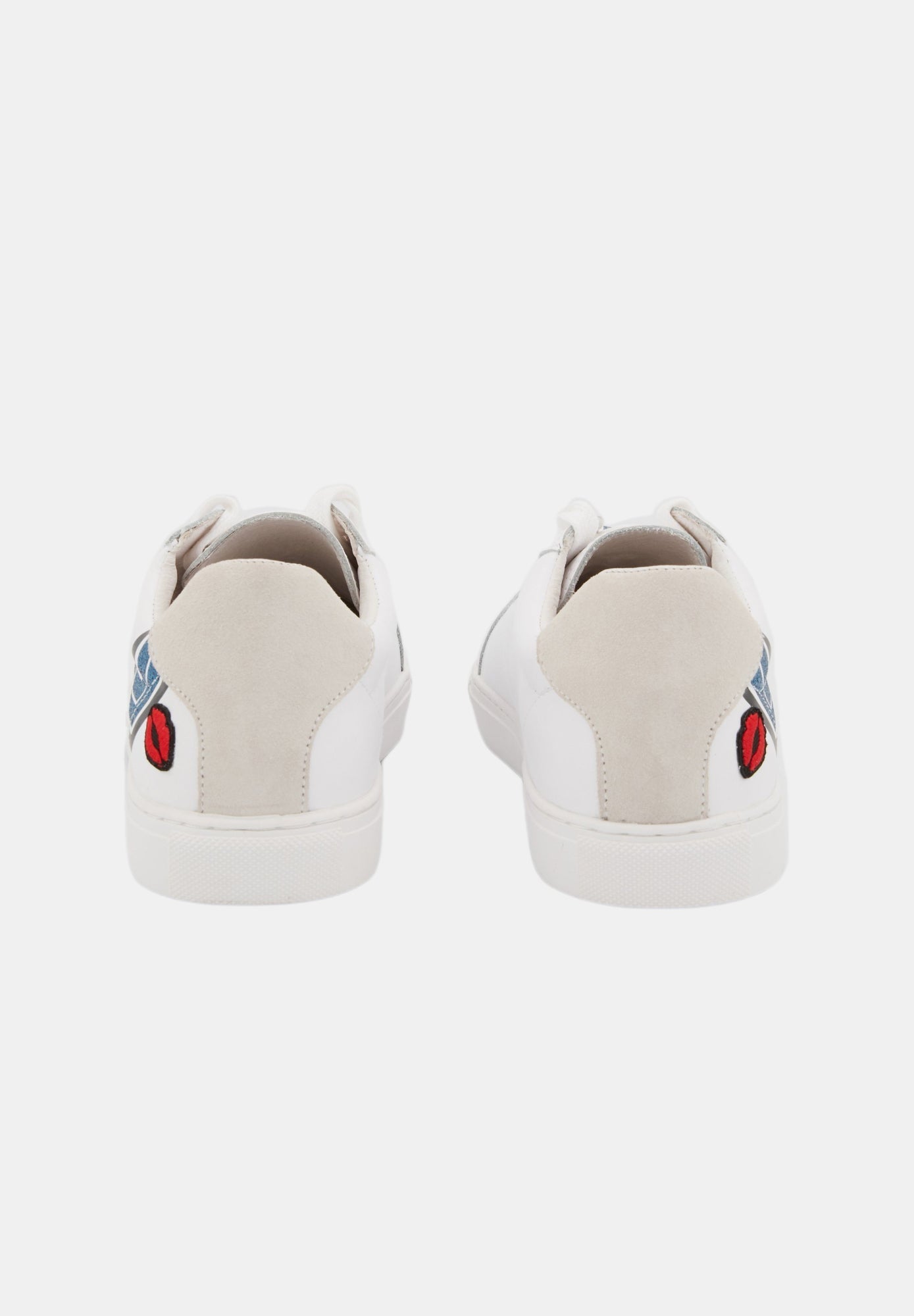 Simone Retro Amour-White/Blue