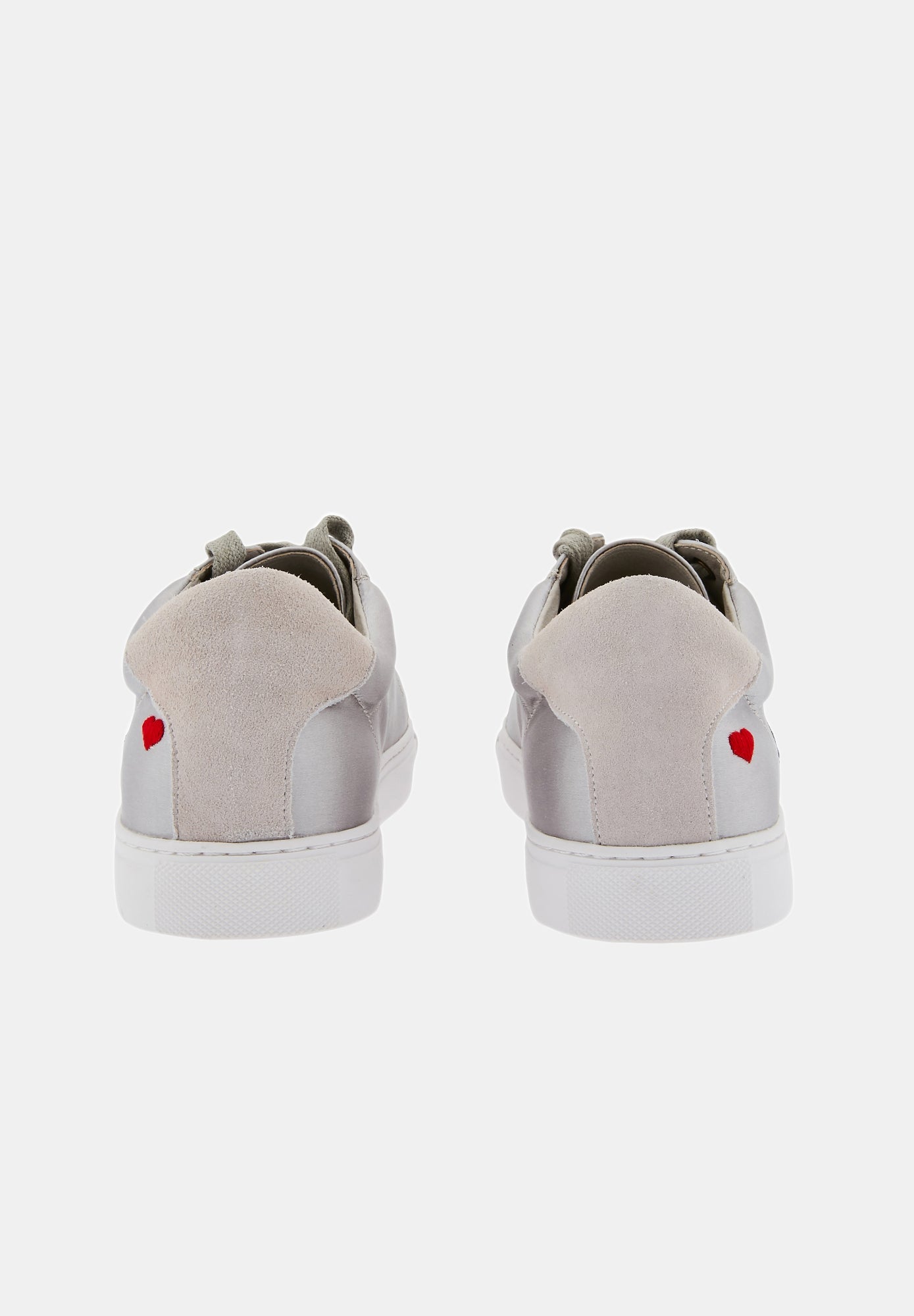 Simone Satin Amour-Grey