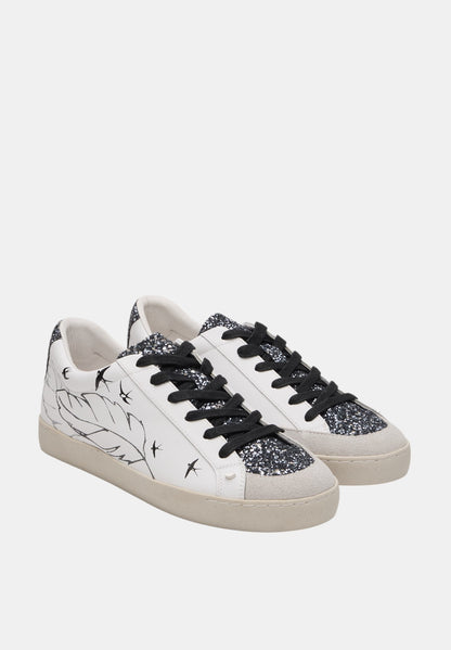 Baskets en cuir-Colette-Plumes
