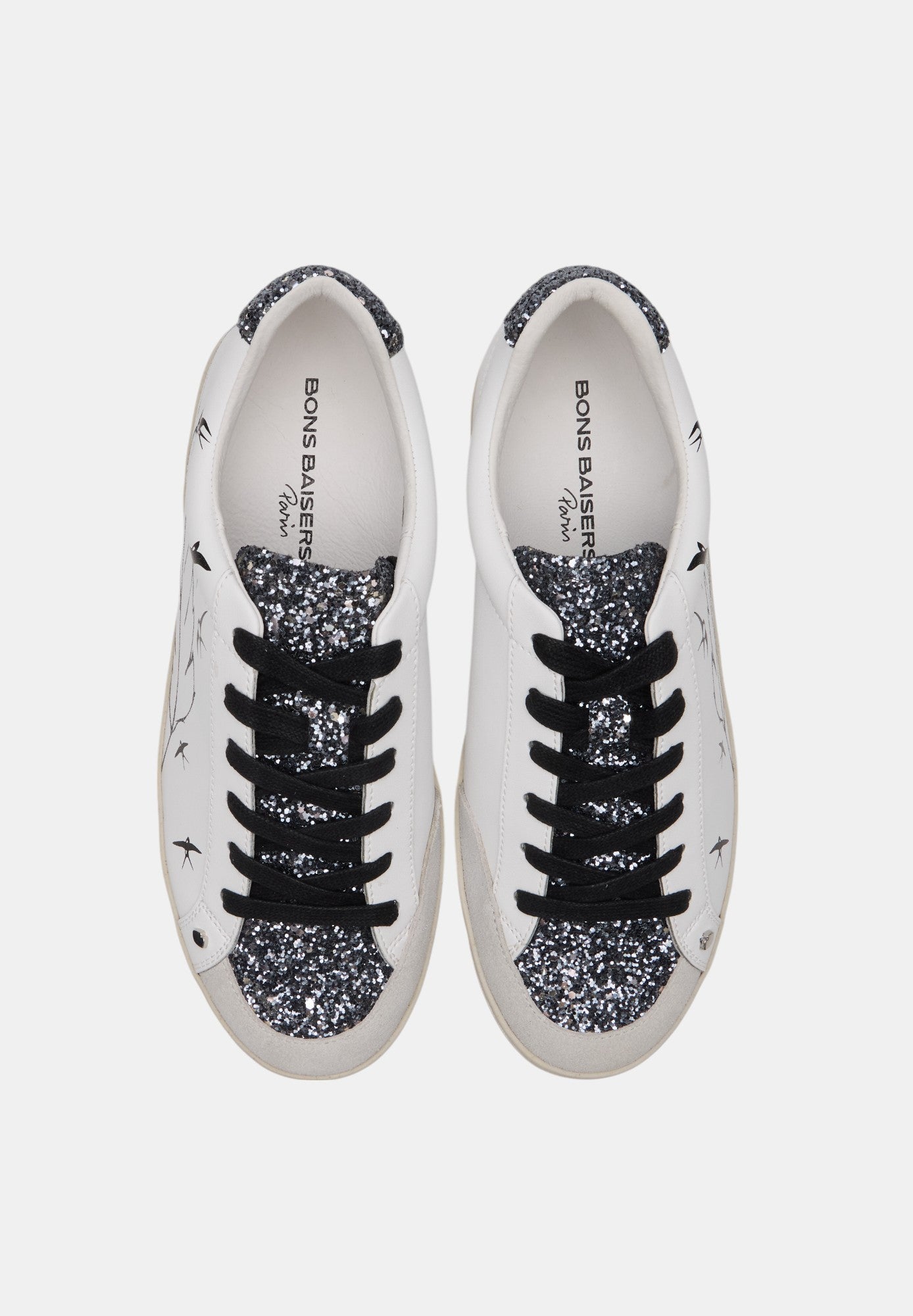Baskets en cuir-Colette-Plumes