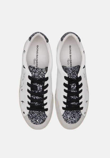Baskets en cuir-Colette-Plumes