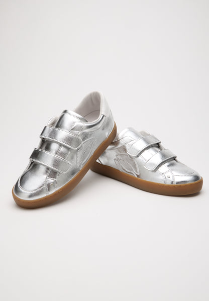 Baskets en cuir-Elisabeth-Silver