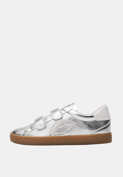 Baskets en cuir-Elisabeth-Silver