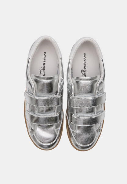 Baskets en cuir-Elisabeth-Silver