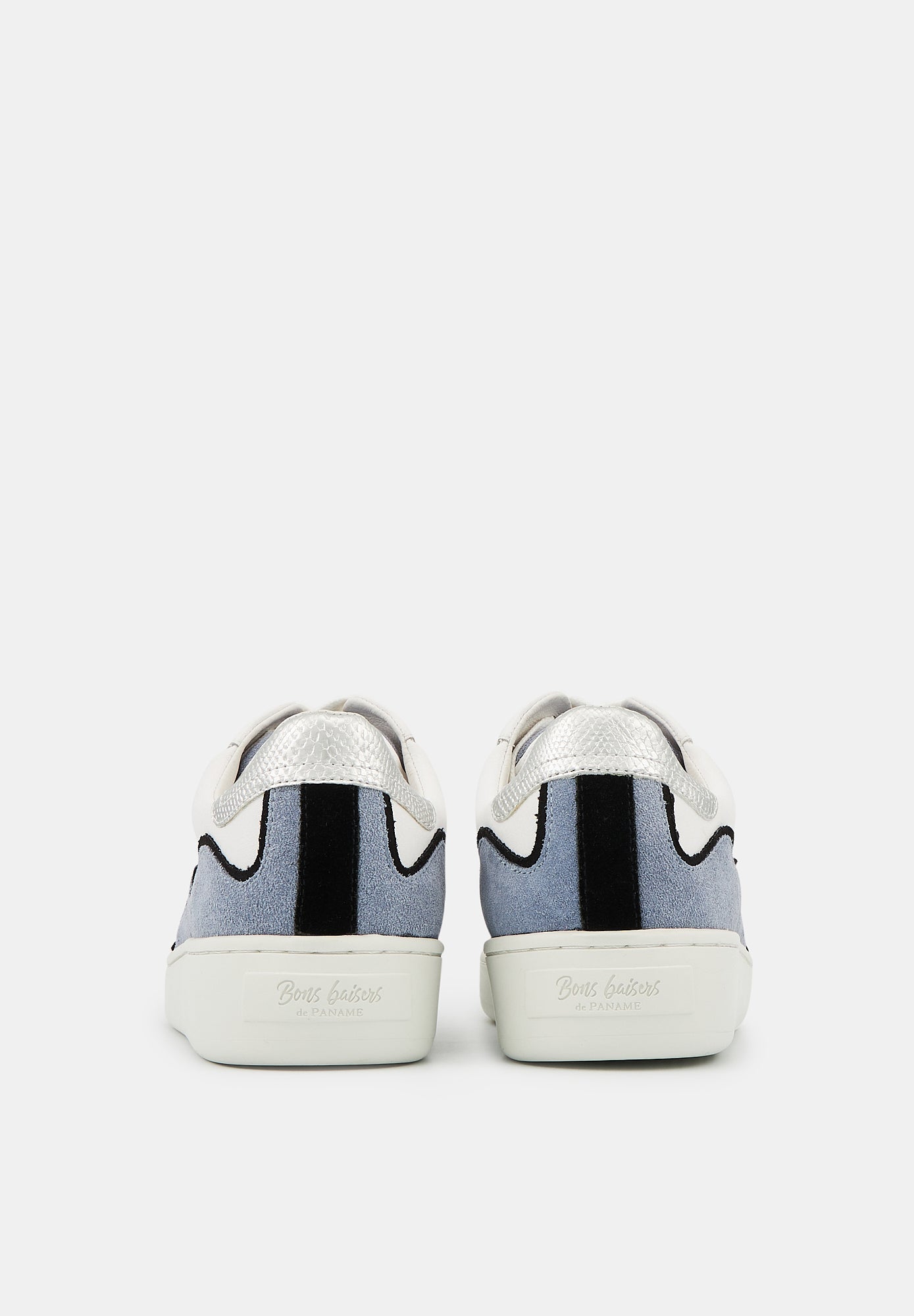 Loulou-White Silver Suede