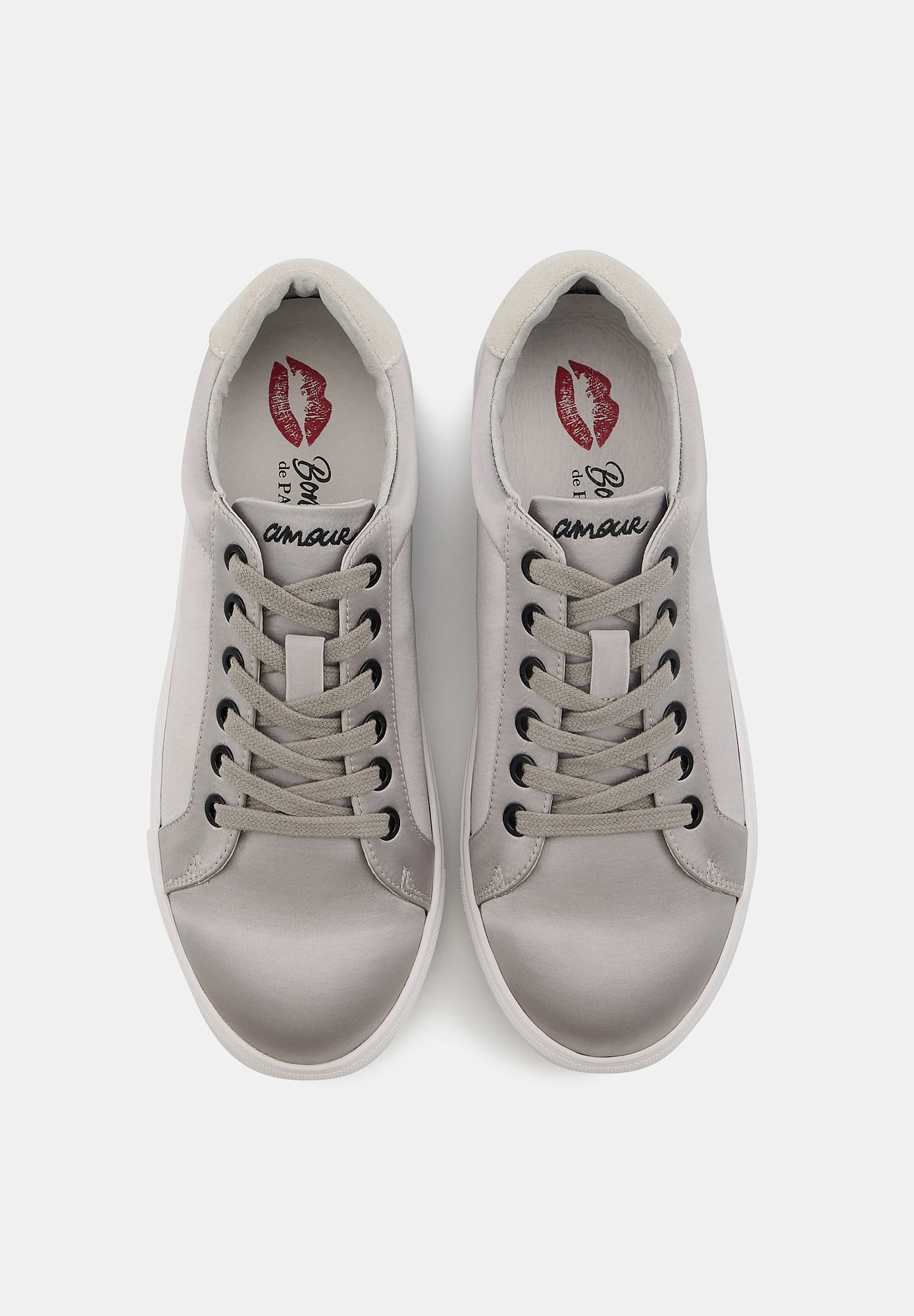 Simone Satin Petit Amour-Grey