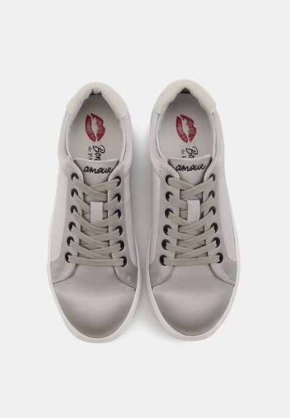 Simone Satin Petit Amour-Grey