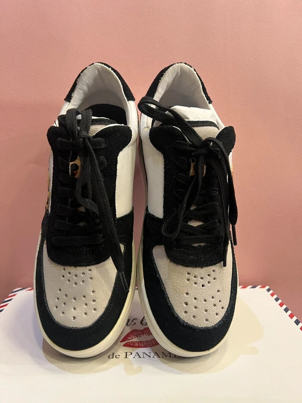 Loulou Noir Gold Léopard — paire réelle, photo 6
