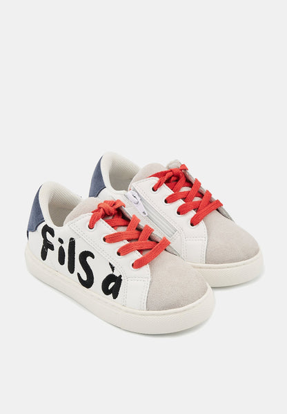 Baskets en cuir-Mini Simone-Fils à Maman