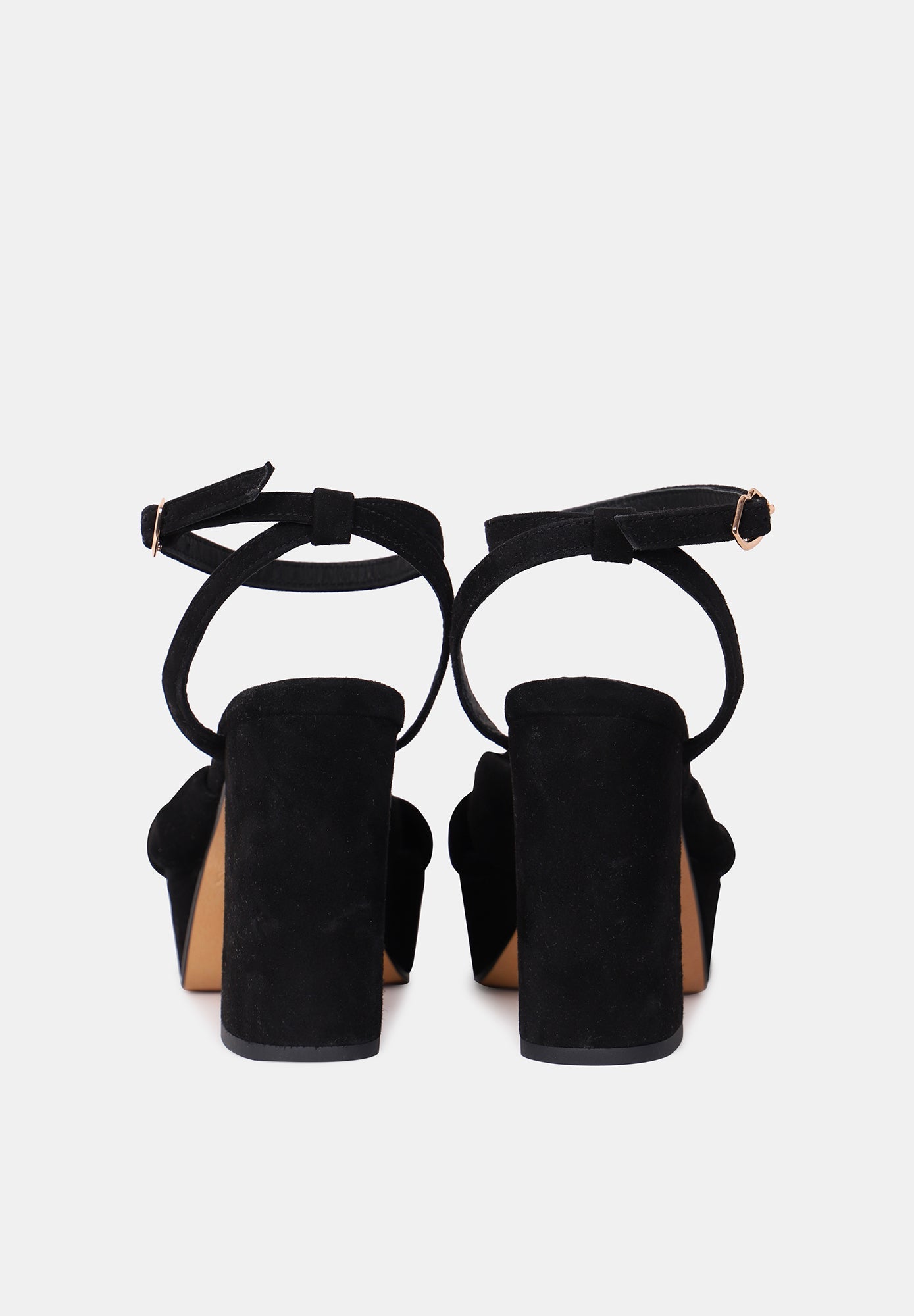 Kim-Black Velvet Leather