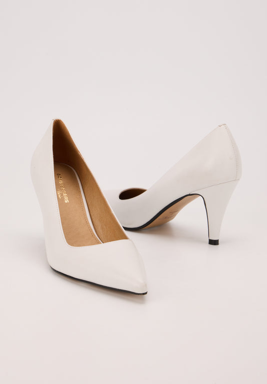 Escarpins - Cuir lisse Blanc - Tyra