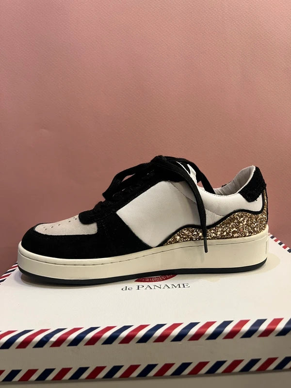 Loulou Noir Gold Léopard — paire réelle, photo 4