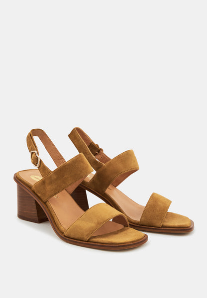 Hester-Leather Suede Camel