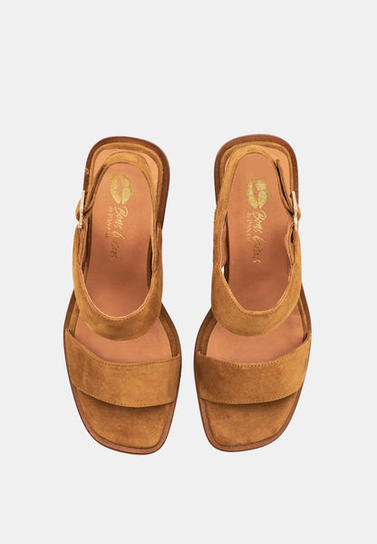 Hester-Leather Suede Camel