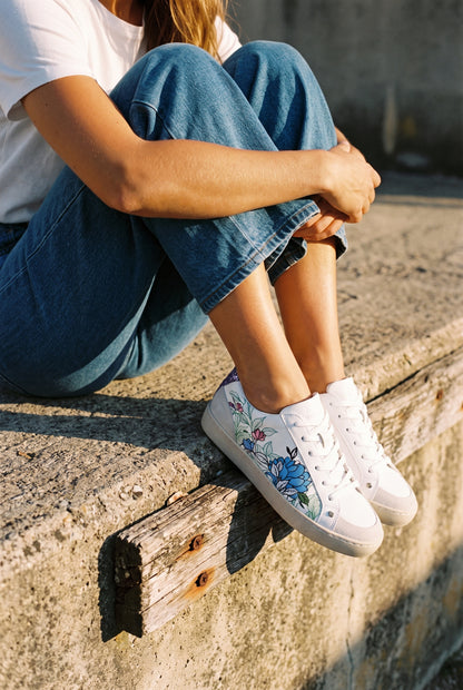 Baskets en cuir-Colette-Flowers