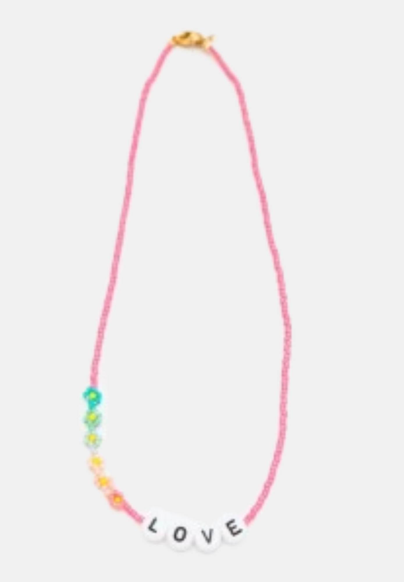 Rainbow LOVE children's necklace - BBuble