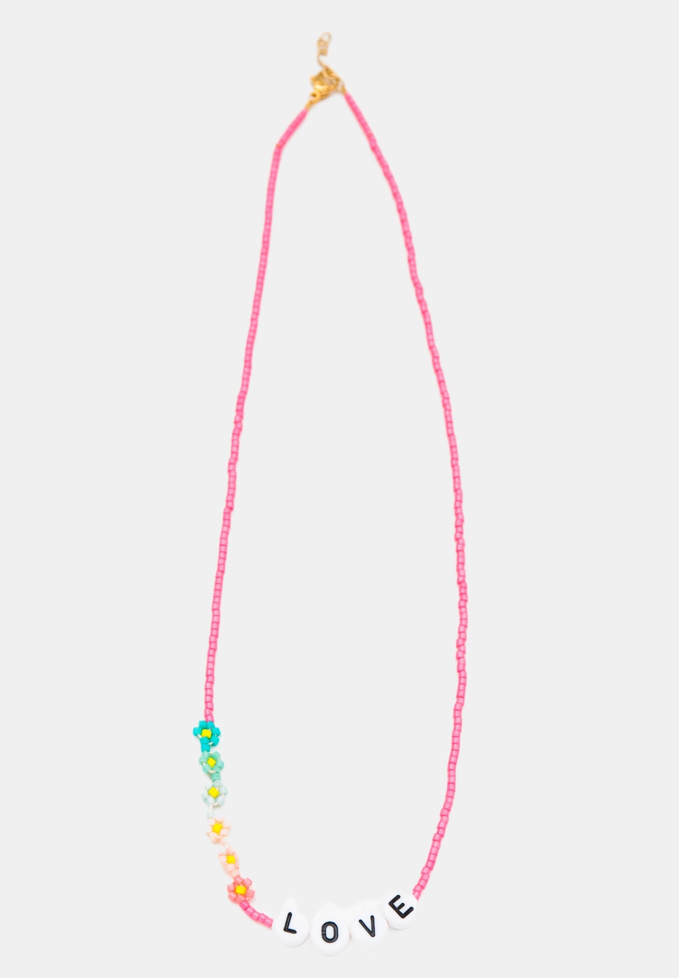 Rainbow LOVE necklace - BBuble