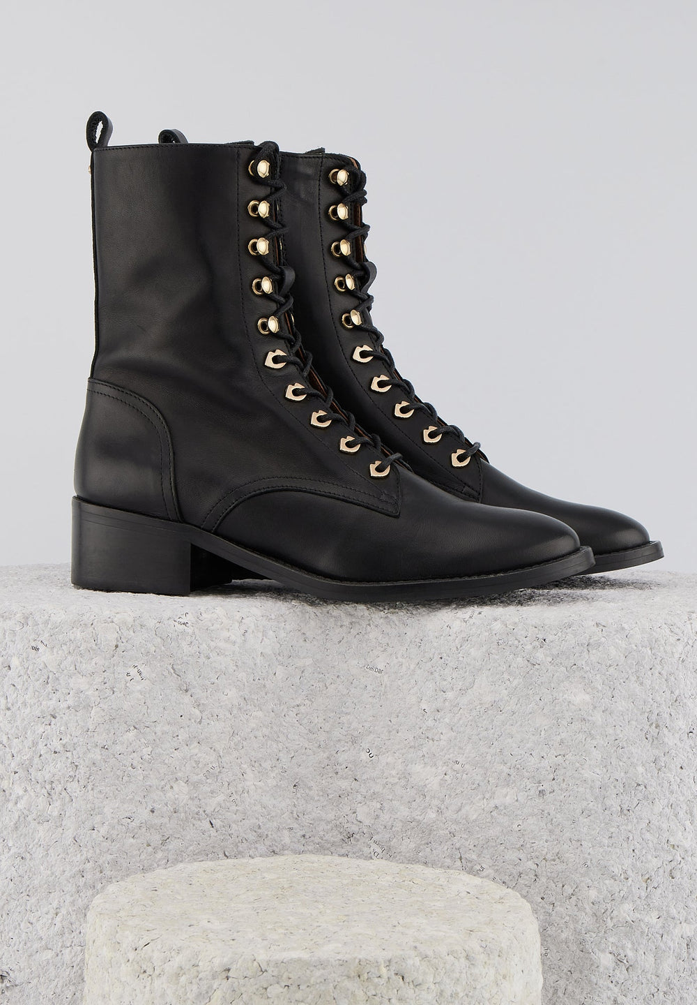 Janis-Black Smooth Leather