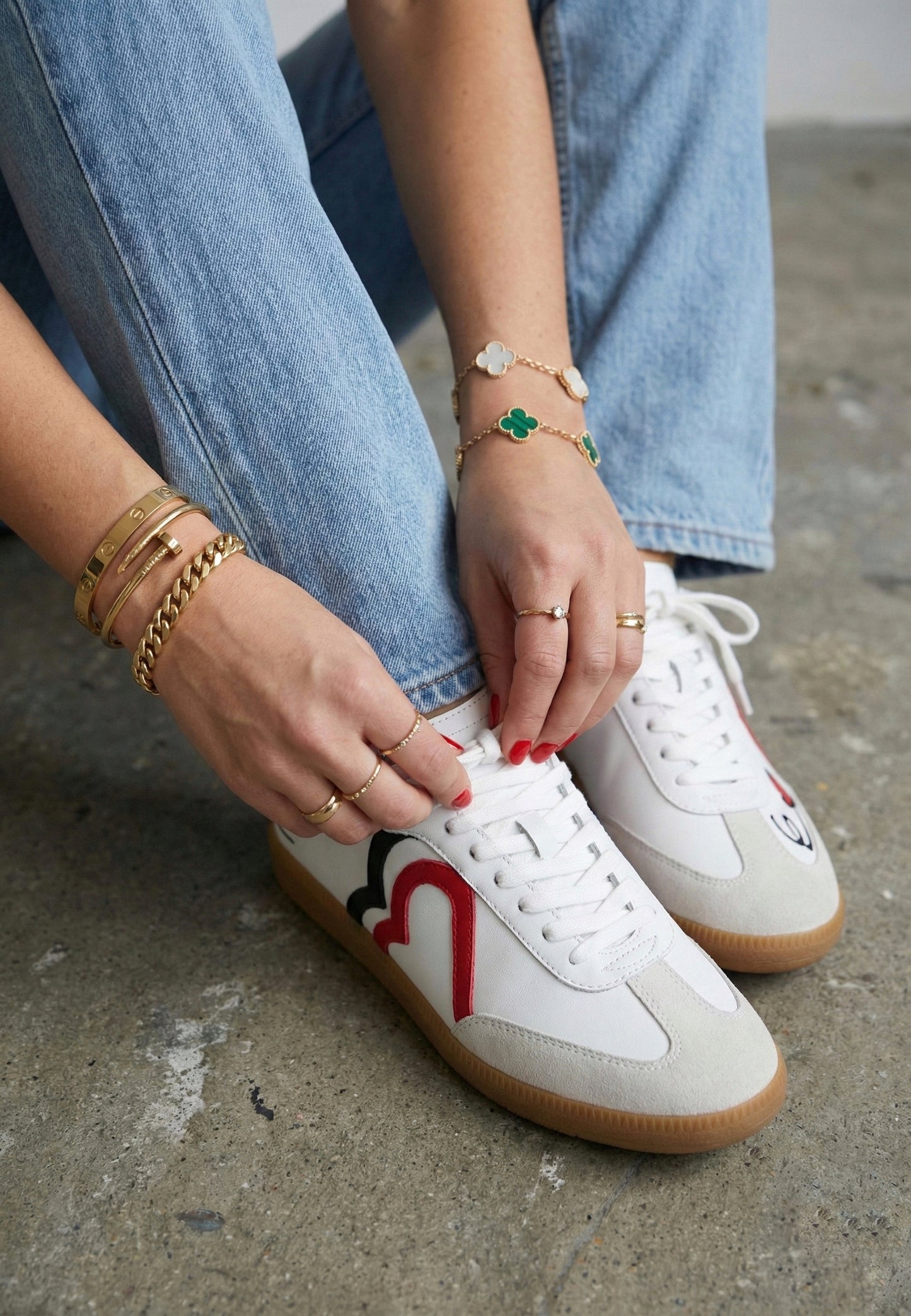 Baskets en cuir-Billie-In Love