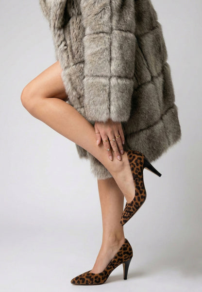 Escarpins - Cuir Leopard - Tyra