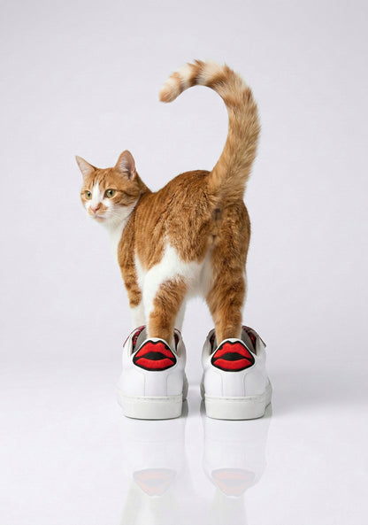 Baskets en cuir-Edith-Back Lips