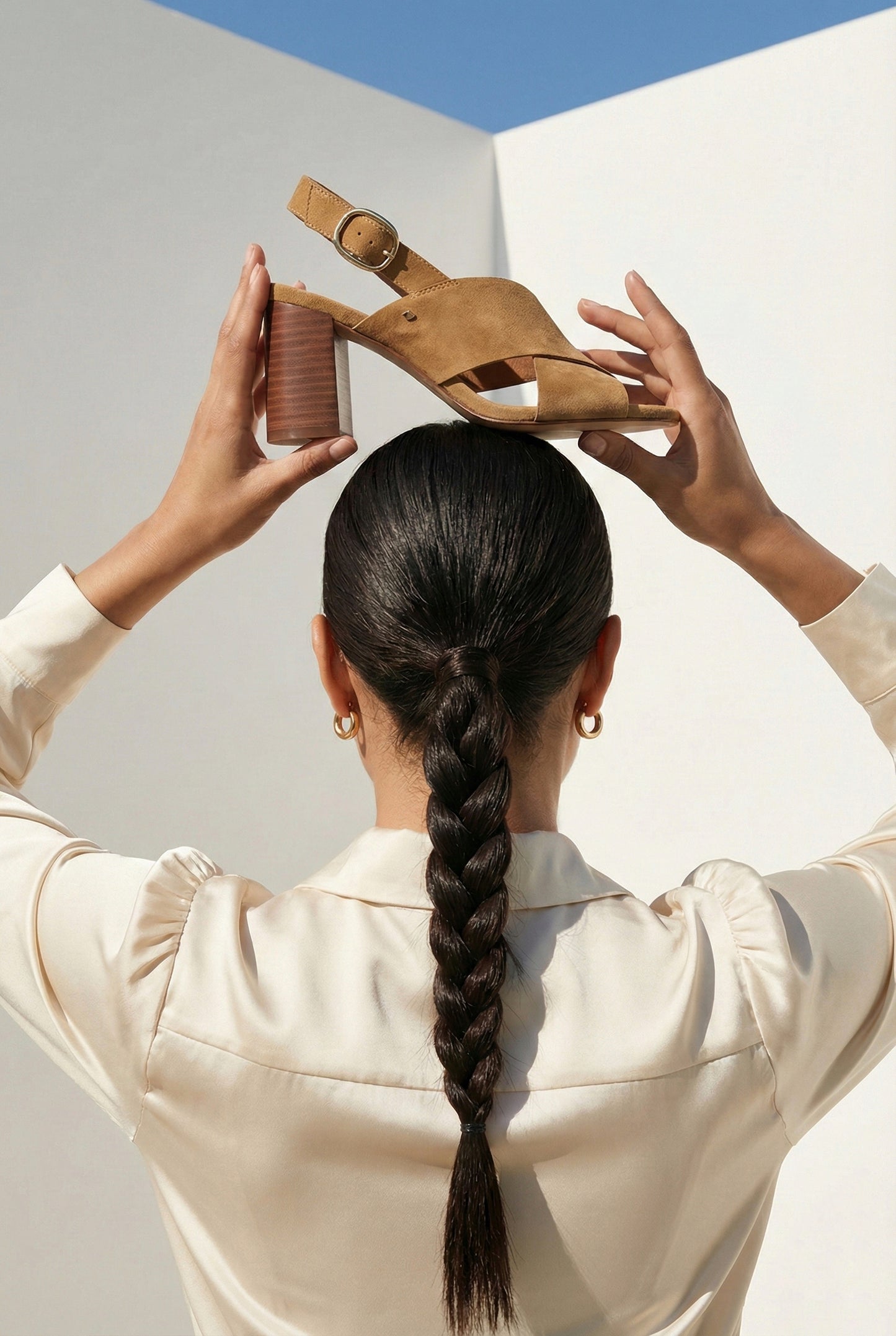 Claudia-Cuir Suede Camel