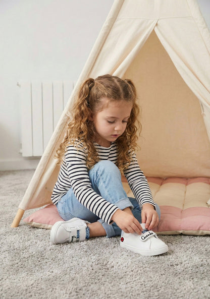 Baskets en cuir-Mini Edith-Grande Soeur