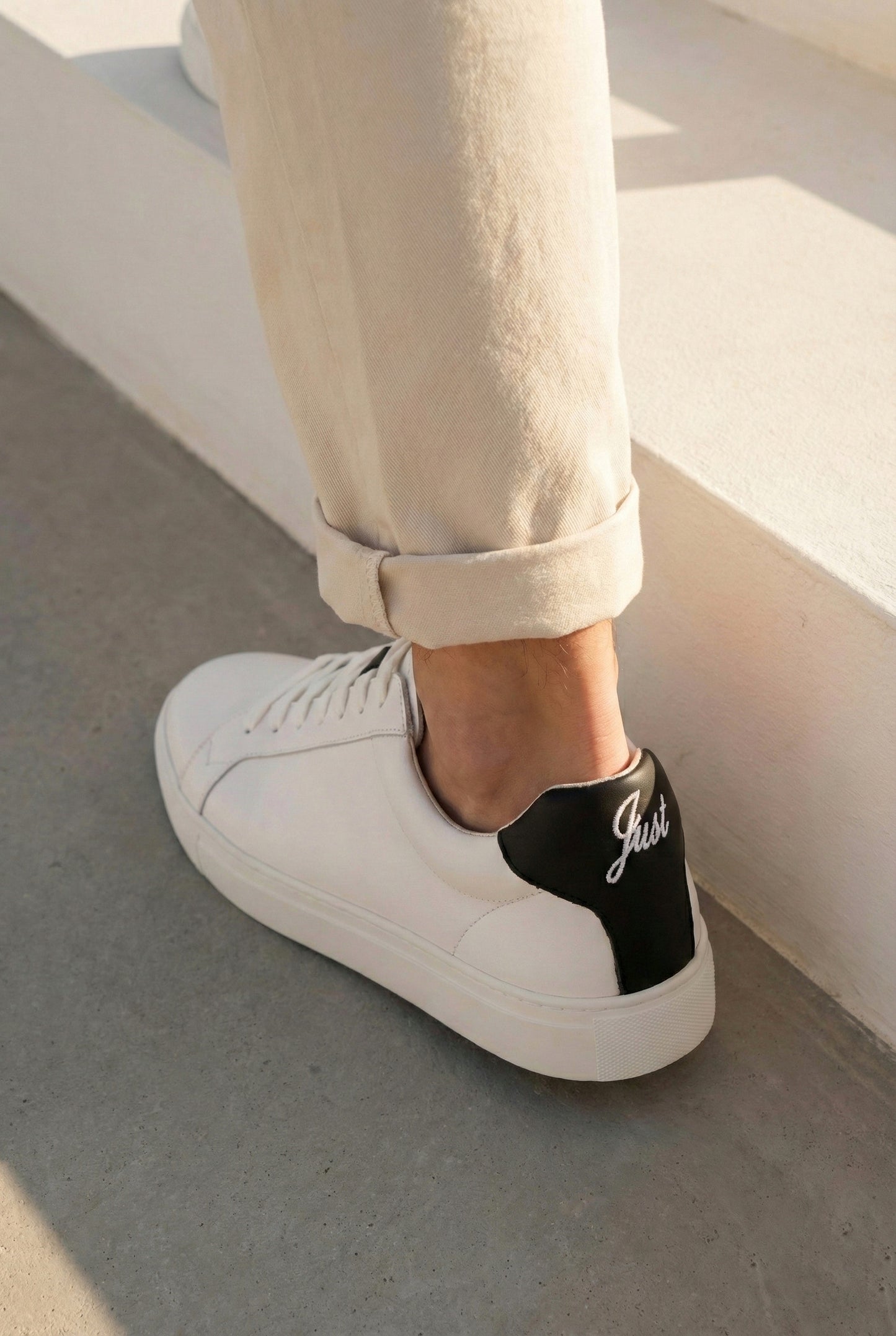 Baskets en cuir-SIMONE HOMME-JUST MARRIED