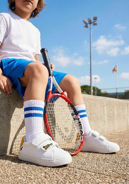 Baskets en cuir-Mini Edith-Super Hero