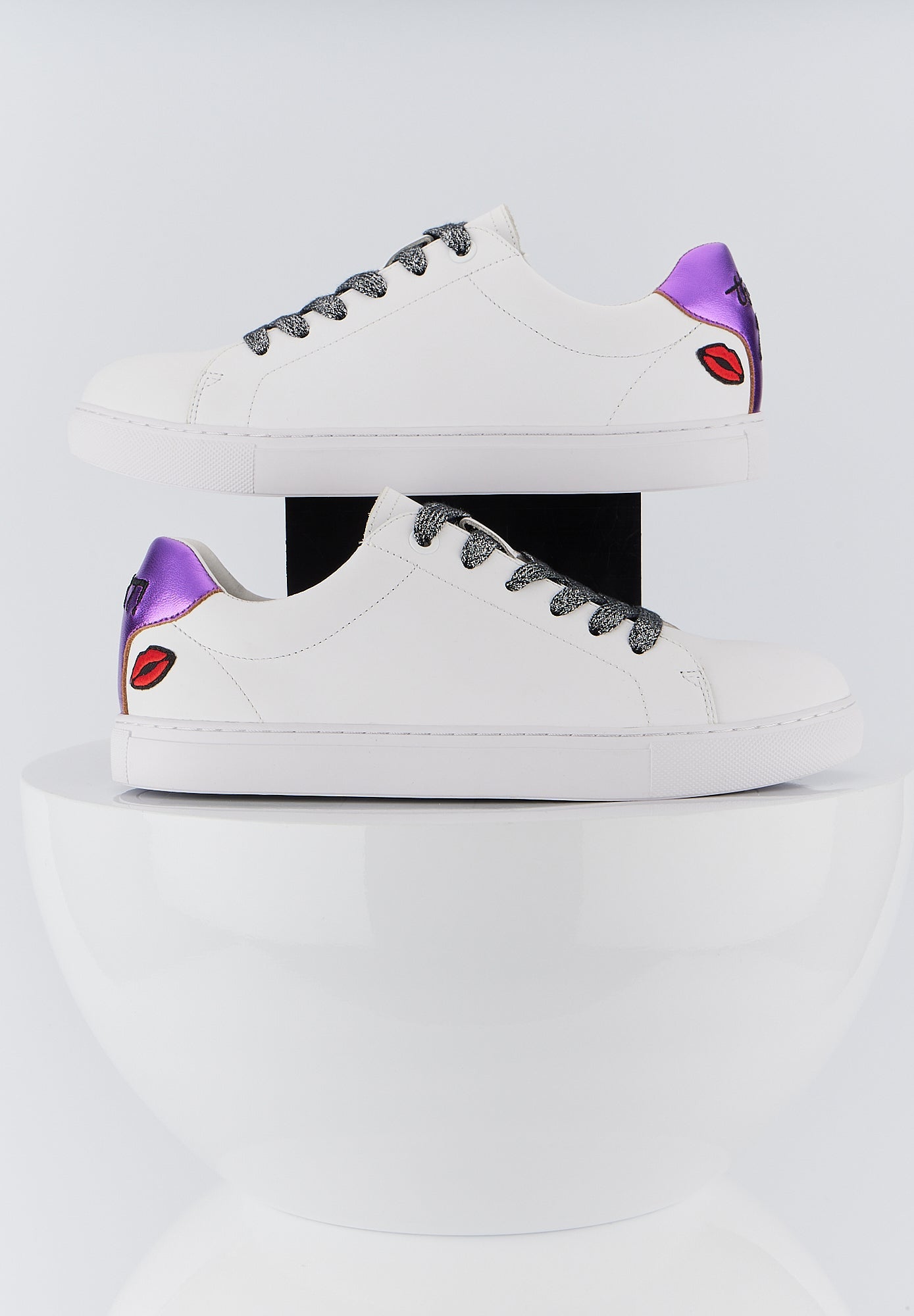 Baskets en cuir-Simone-Thank you next